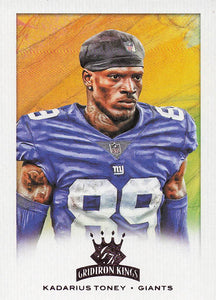 2021 Panini Chronicles Football Gridiron Kings Pink Kadarius Toney #GK-27
