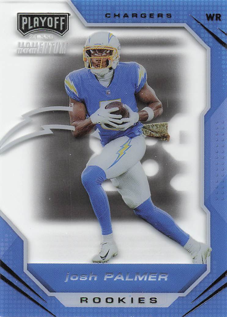 2021 Panini Chronicles Football Playoff Momentum Rookies Josh Palmer #PMR-22