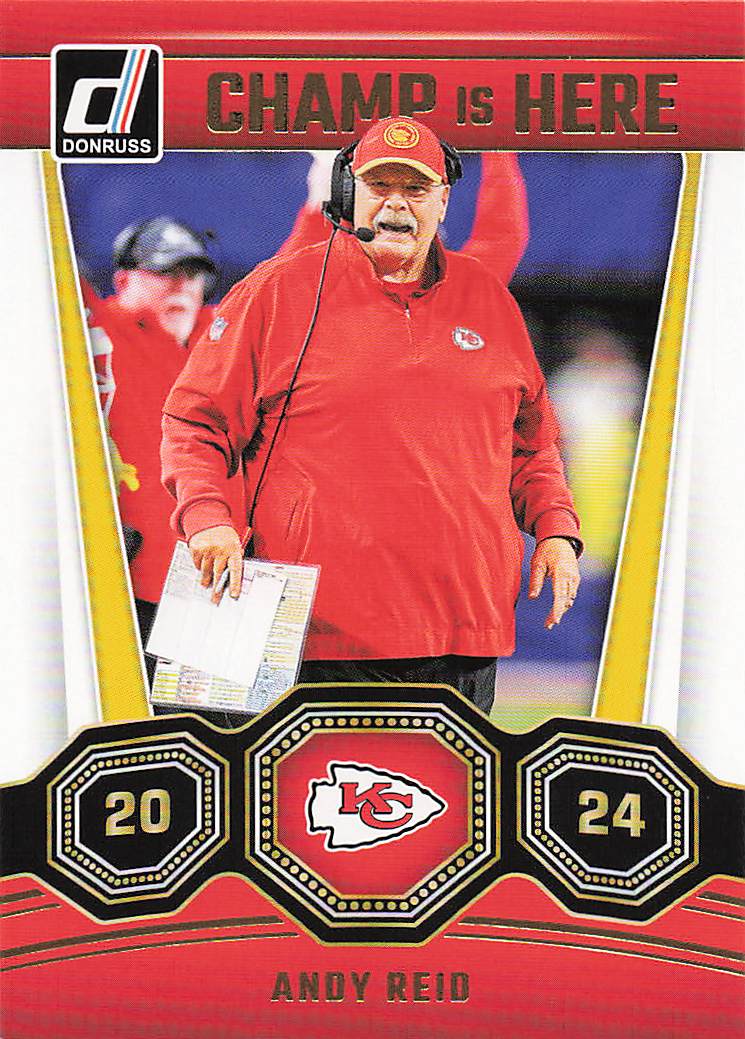 2024 Donruss Football Champ is Here Andy Reid #20