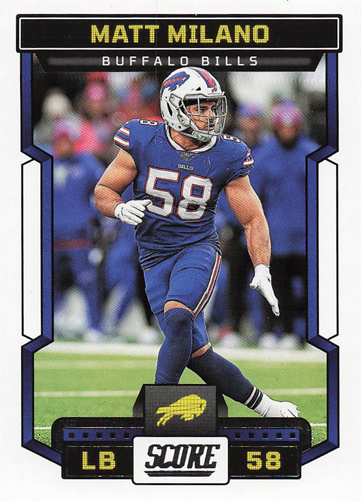 2023 Score Football Matt Milano #260