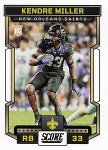 2023 Score Football Kendre Miller #321 Rookie