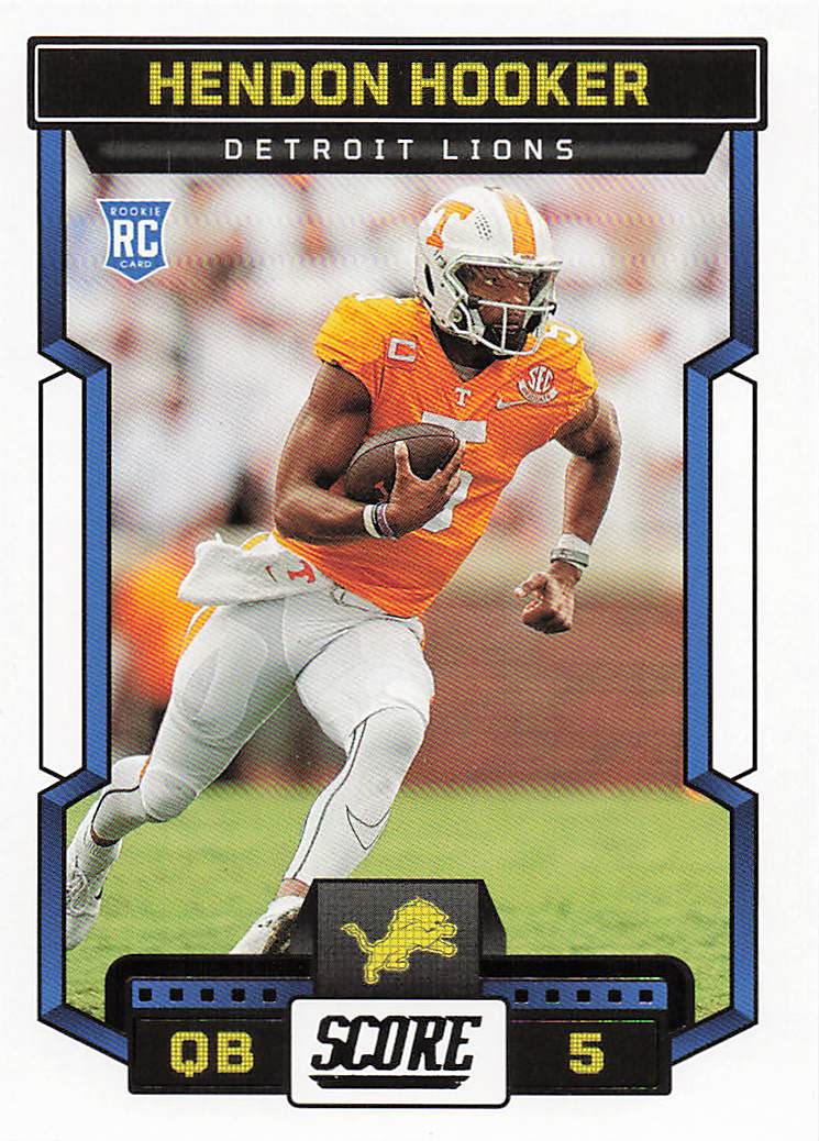 2023 Score Football Hendon Hooker #305 Rookie
