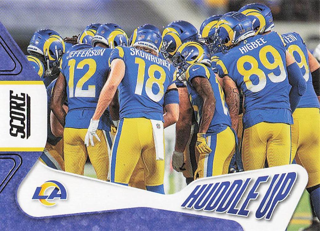 2023 Score Football Huddle Up Los Angeles Rams #15