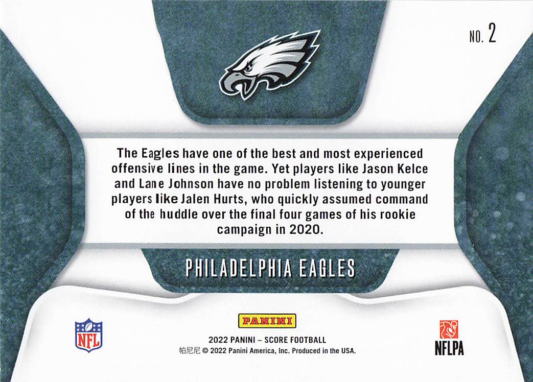 2023 Score Football Huddle Up Philadelphia Eagles #2