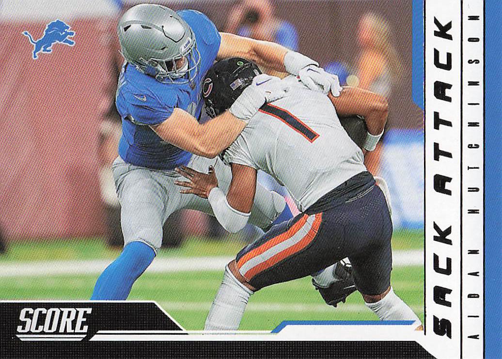 2023 Score Football Sack Attack Aidan Hutchinson #12