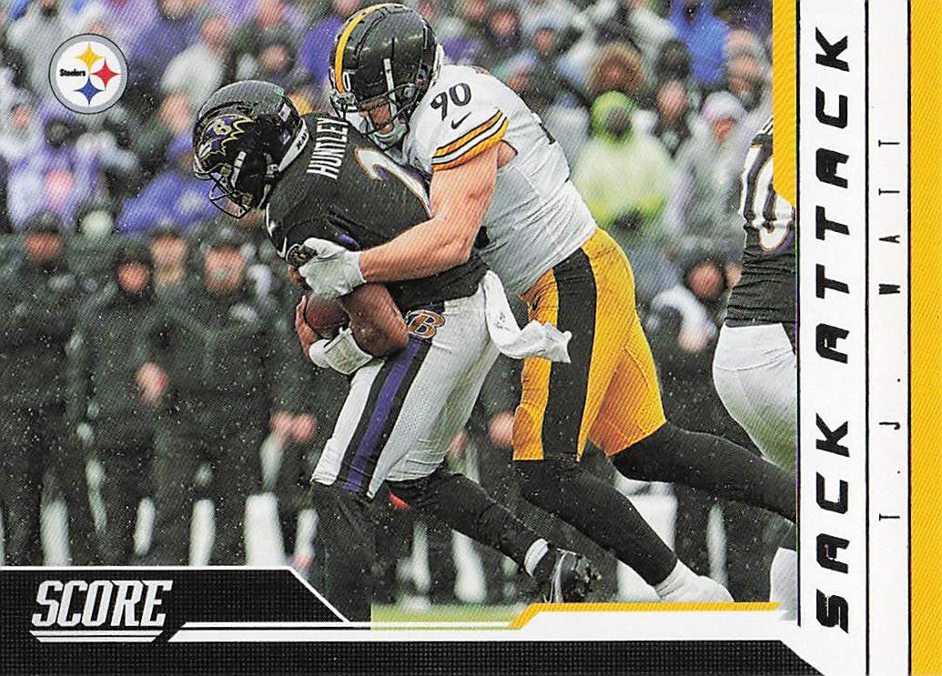 2023 Score Football Sack Attack T.J. Watt #8