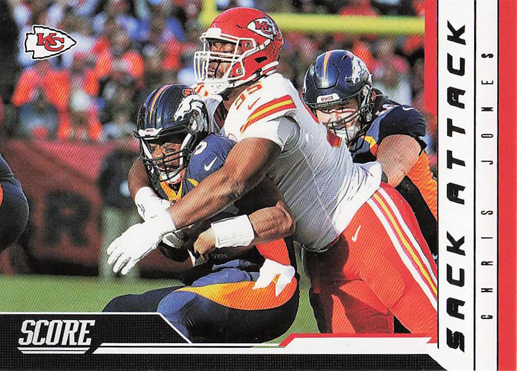 2023 Score Football Sack Attack Chris Jones #4