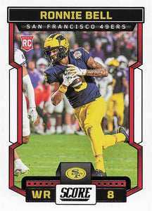 2023 Score Football Ronnie Bell #344 Rookie