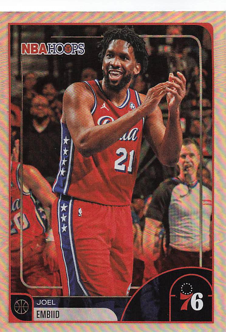 2019-20 Hoops Basketball NBA City Joel Embiid #25