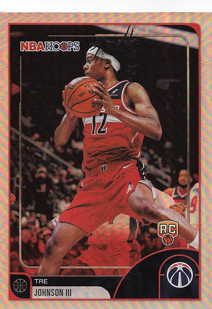 2025-26 Hoops Basketball Tre Johnson III #226 Rookie