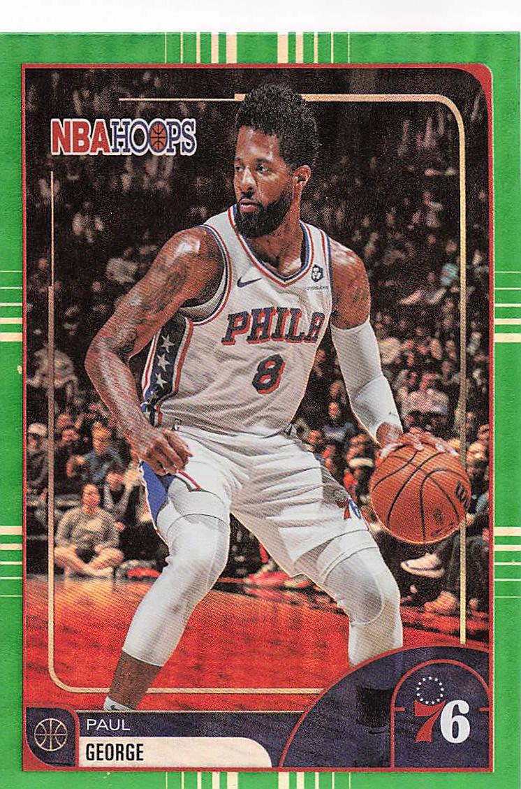 2025-26 Hoops Basketball Green Hoops Paul George #130