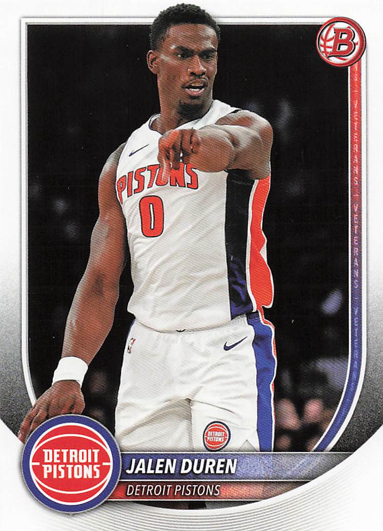 2025-26 Bowman Basketball Jalen Duren #75