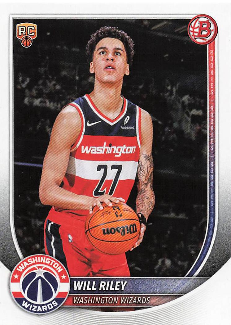 2025-26 Bowman Basketball Will Riley #21 Rookie