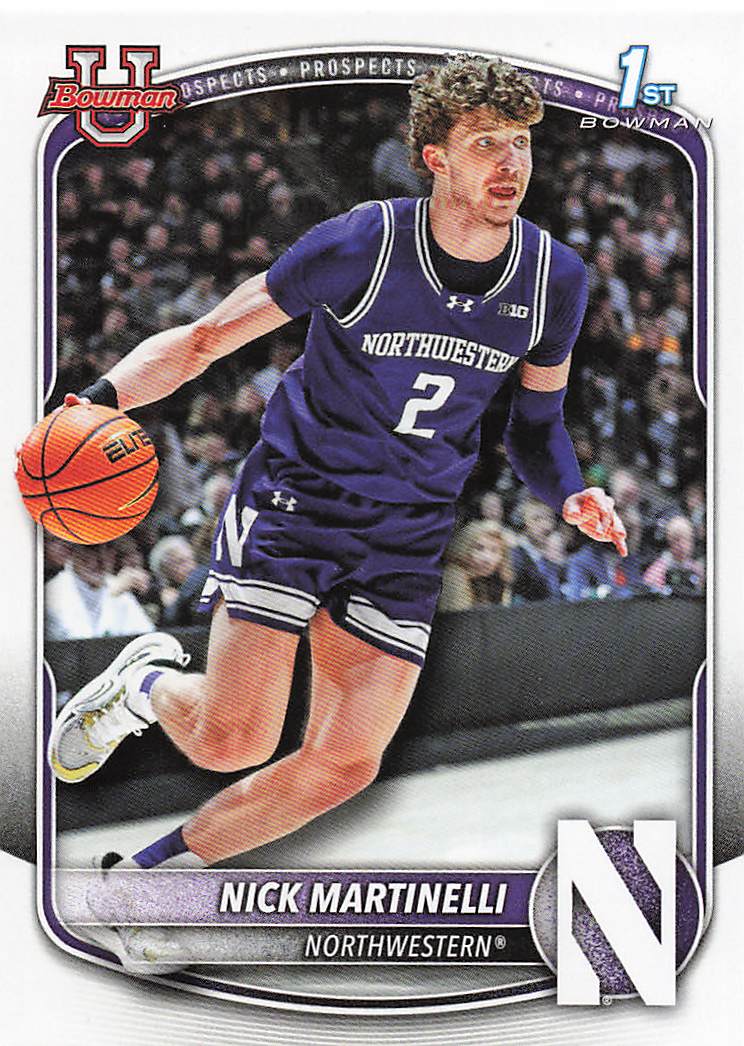 2025-26 Bowman Basketball Prospects Nick Martinelli #BPP-62