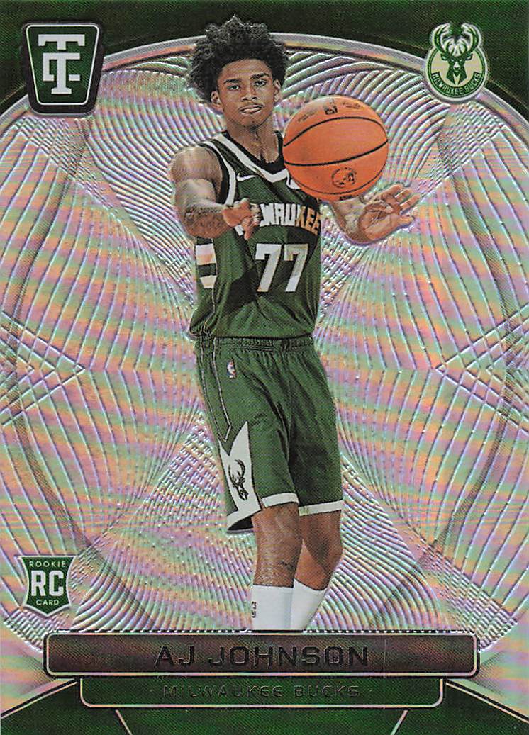 2024-25 Panini Totally Certified Basketball AJ Johnson #149 Rookie