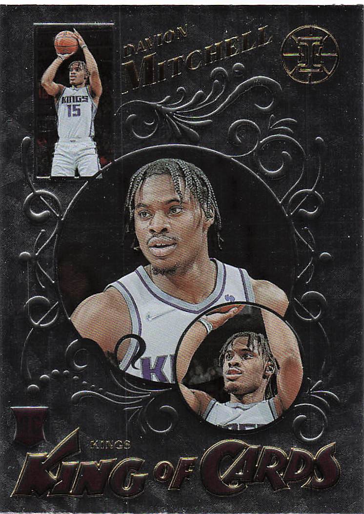 2021-22 Panini Illusions Basketball King of Cards Davion Mitchell #33