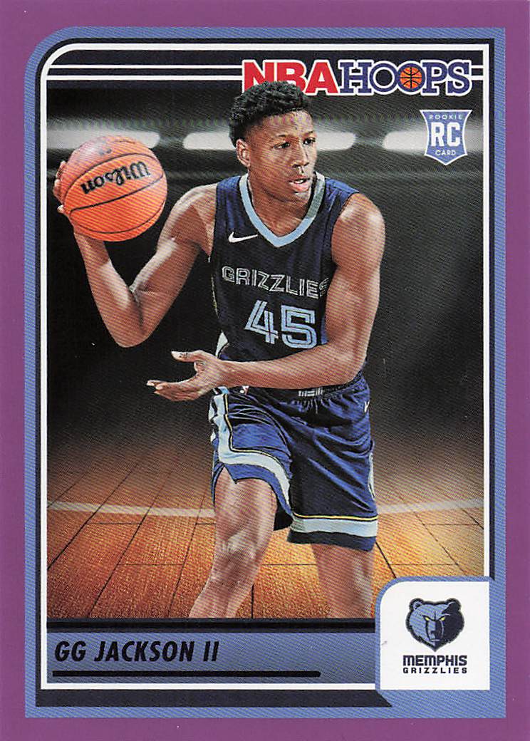 2023-24 Hoops Basketball Purple GG Jackson II #275 Rookie