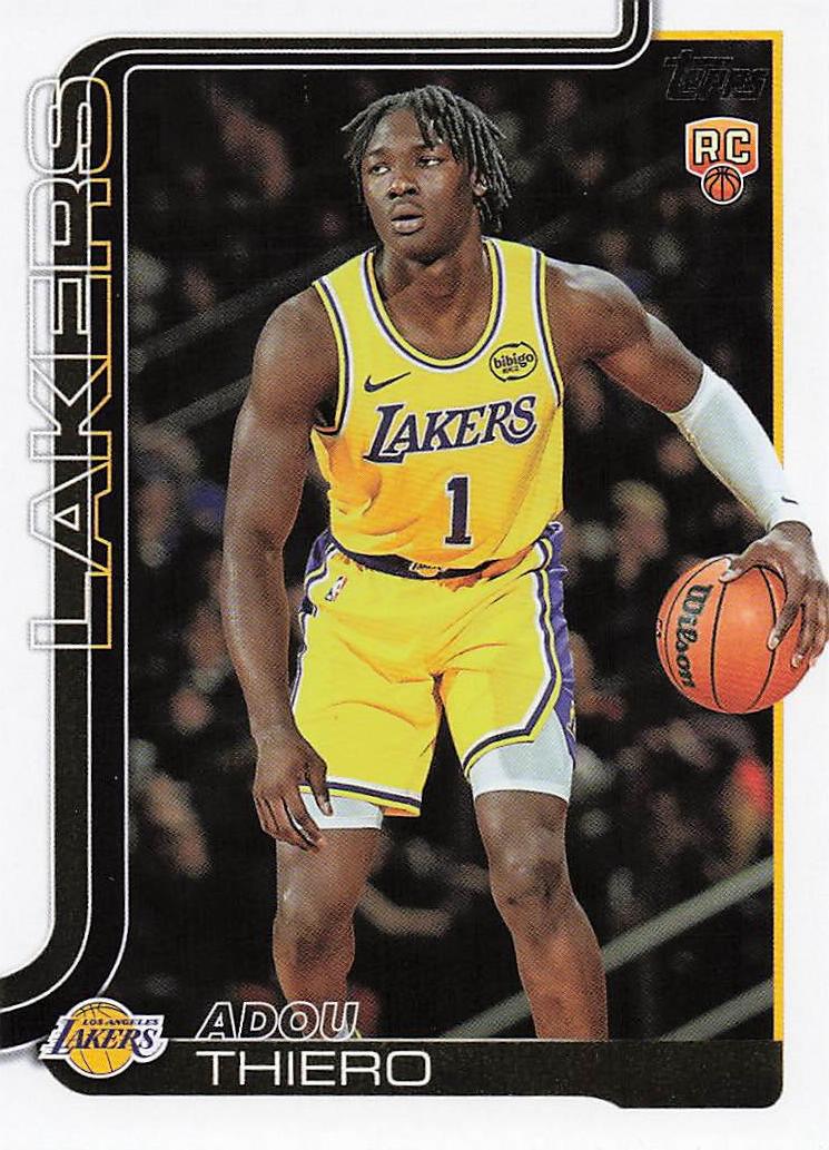 2025-26 Topps Basketball Adou Thiero #236 Rookie