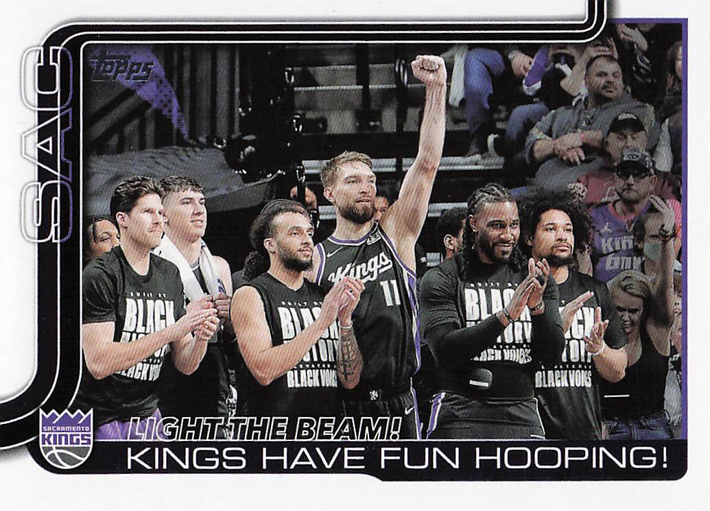 2025-26 Topps Basketball Light The Beam!: Kings Have Fun Hooping! #295