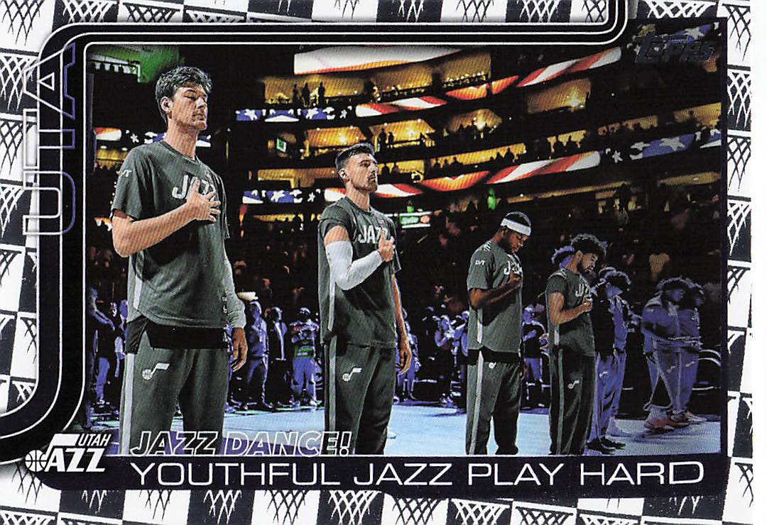 2025-26 Topps Season Tip Off Jazz Dance!: Youthful Jazz Play Hard #290