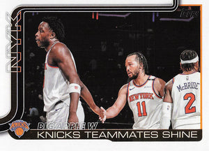 2025-26 Topps Basketball Big Apple W: Knicks Teammates Shine #274