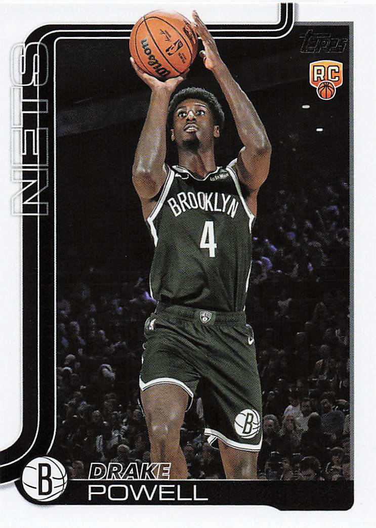 2025-26 Topps Basketball Drake Powell #222 Rookie