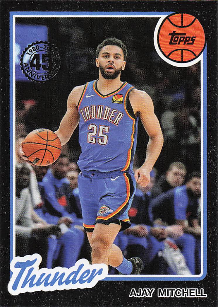 2025-26 Topps Basketball 1980-81 Topps Basketball Ajay Mitchell #80BK-12