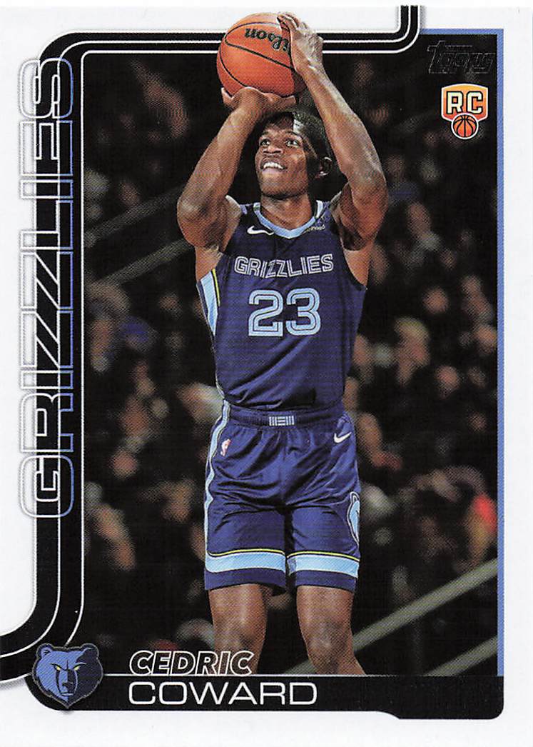 2025-26 Topps Basketball Cedric Coward #211 Rookie