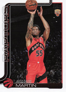 2025-26 Topps Basketball Alijah Martin #240 Rookie