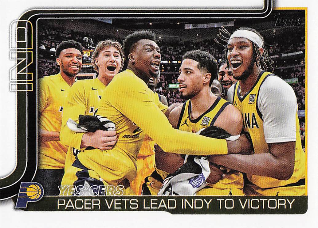 2025-26 Topps Basketball Yes'Cers: Pacer Vets Lead Indy To Victory #280