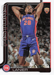 2025-26 Topps Basketball Chaz Lanier #238 Rookie