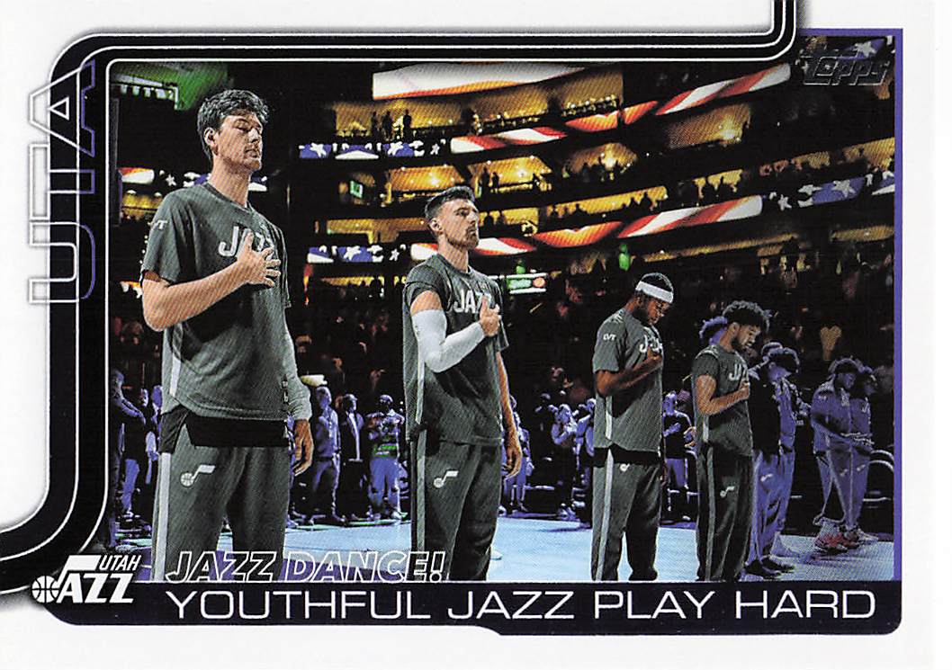 2025-26 Topps Basketball Jazz Dance!: Youthful Jazz Play Hard #290