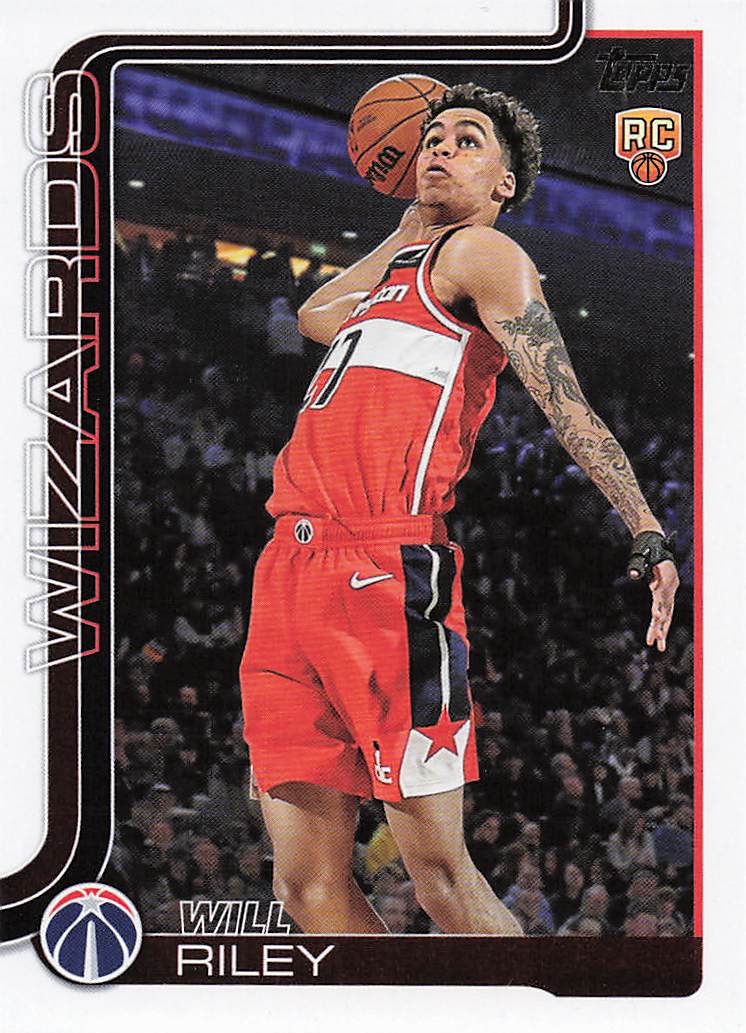 2025-26 Topps Basketball Will Riley #221 Rookie
