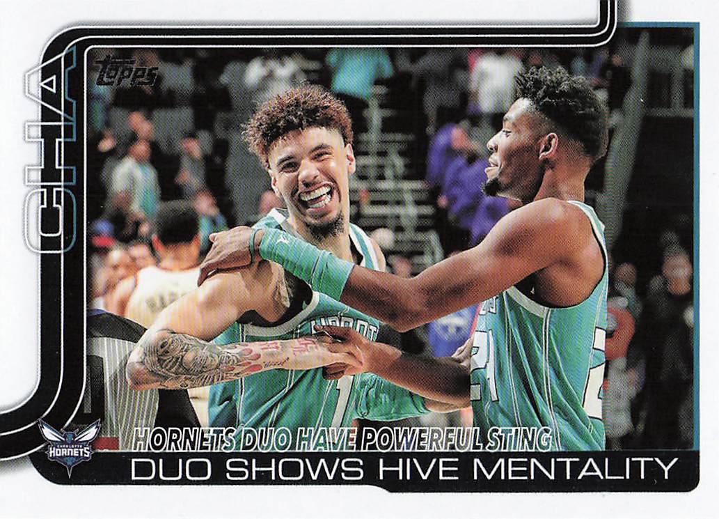 2025-26 Topps Hornets Duo Have Powerful Sting: Duo Shows Hive Mentality #283