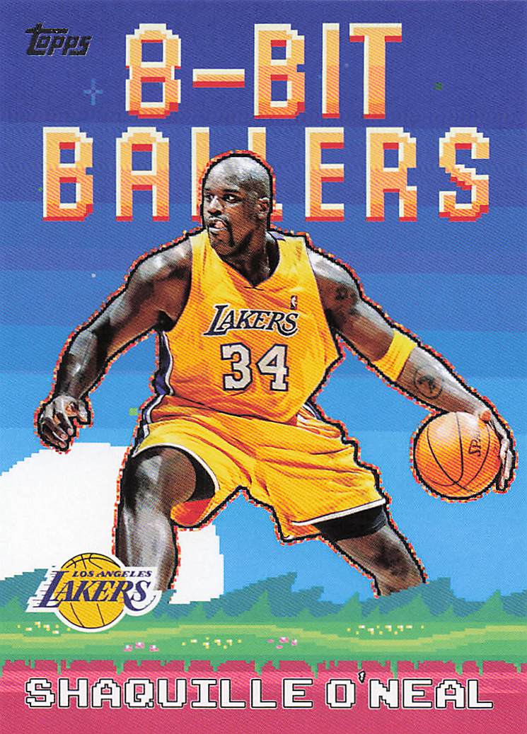 2025-26 Topps Basketball 8-Bit Ballers Shaquille O'Neal #8B-21