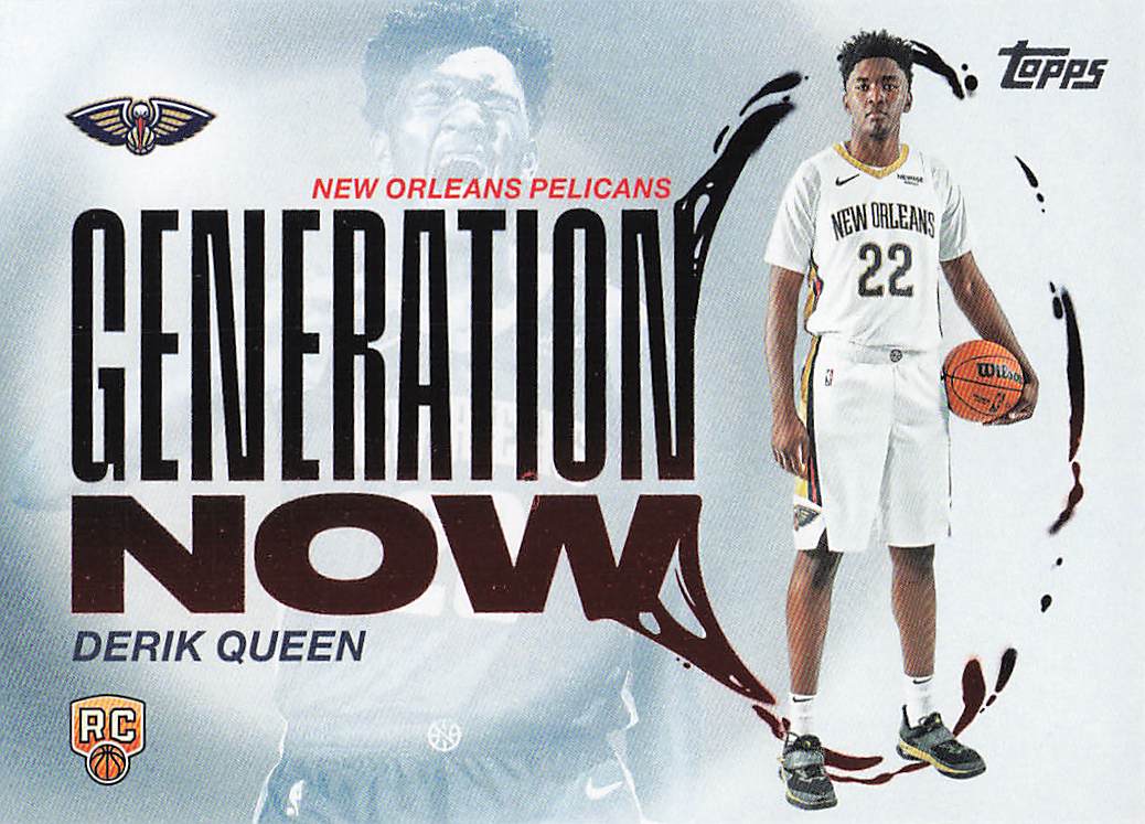 2025-26 Topps Basketball Generation Now Derik Queen #GN-13
