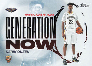 2025-26 Topps Basketball Generation Now Derik Queen #GN-13