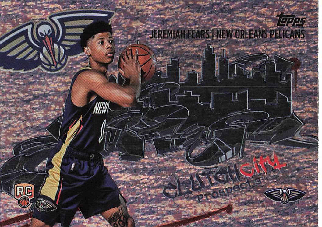 2025-26 Topps Basketball Clutch City Prospects Holo Foil Jeremiah Fears #CC-7