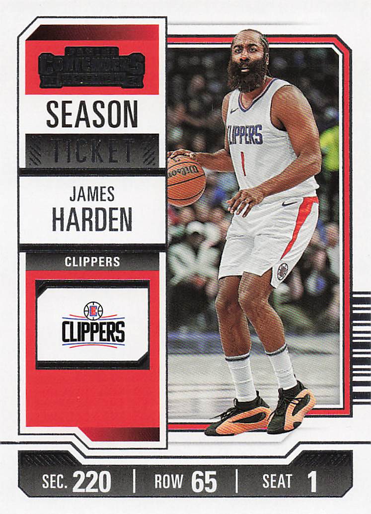 2023-24 Panini Contenders Basketball James Harden #82