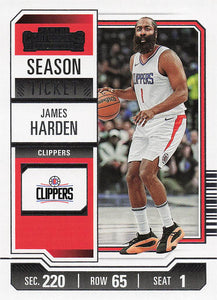 2023-24 Panini Contenders Basketball James Harden #82