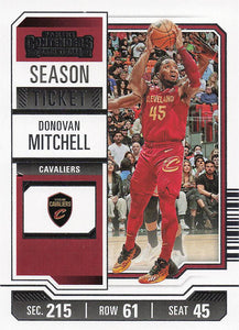 2023-24 Panini Contenders Basketball Season Ticket Retail Donovan Mitchell #75