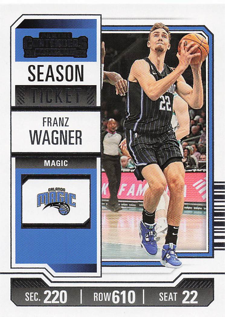 2023-24 Panini Contenders Basketball Season Ticket Retail Franz Wagner #97