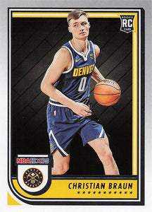 2022-23 Hoops Basketball Christian Braun #251 Rookie
