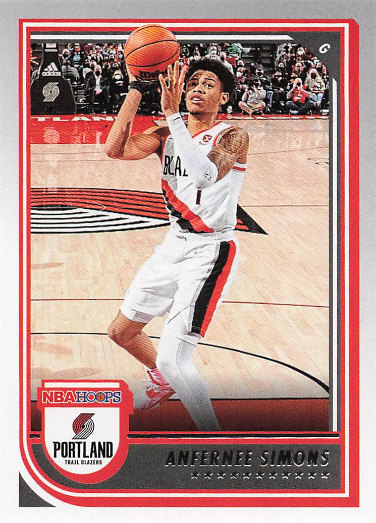 2022-23 Hoops Basketball Anfernee Simons #210