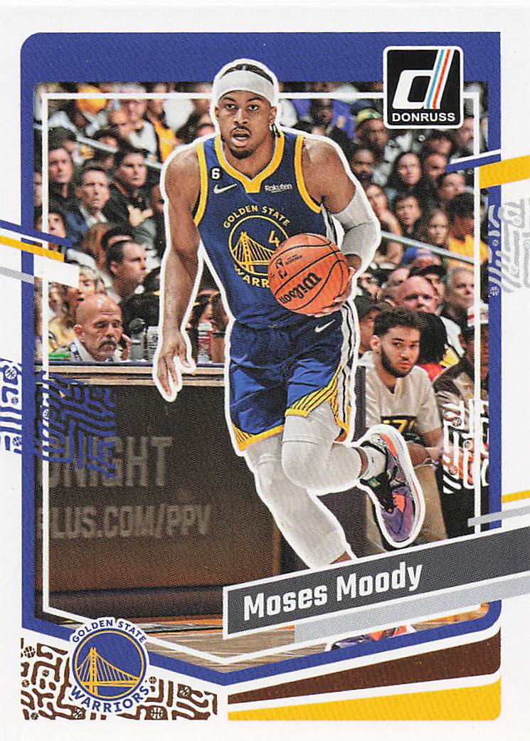 2023-24 Donruss Basketball Moses Moody #84