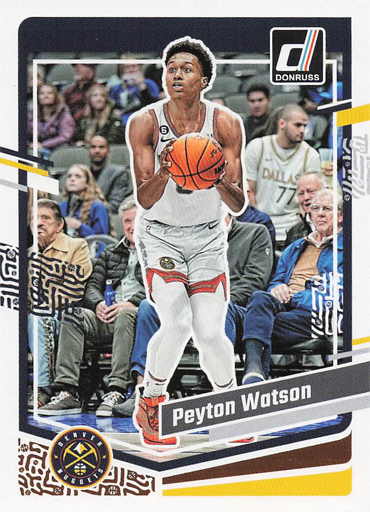 2023-24 Donruss Basketball Peyton Watson #26