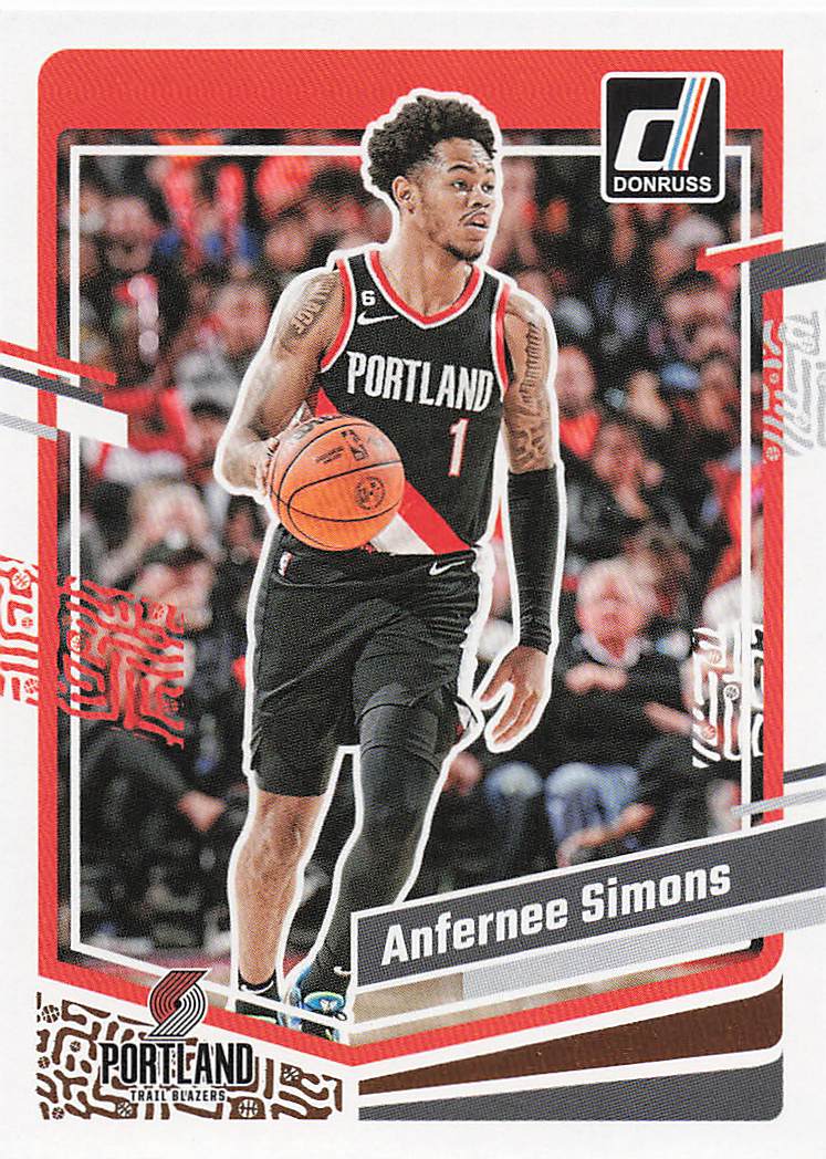 2023-24 Donruss Basketball Anfernee Simons #97