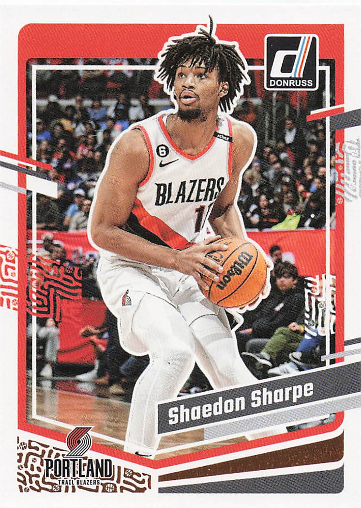 2023-24 Donruss Basketball Shaedon Sharpe #124