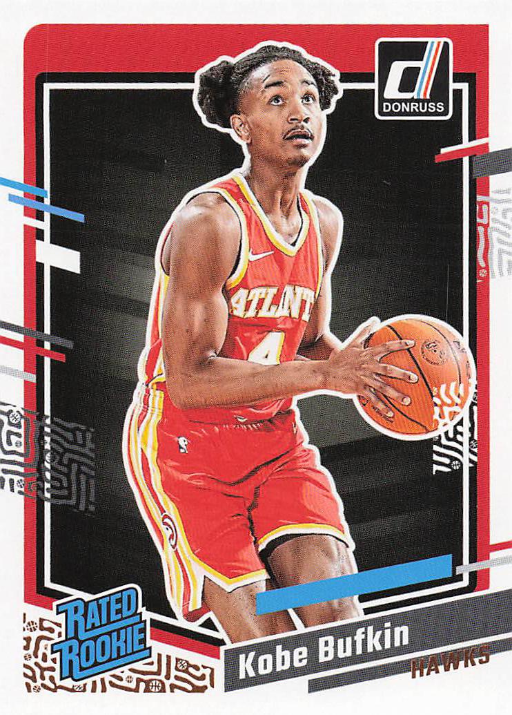 2023-24 Donruss Basketball Kobe Bufkin #204 Rookie