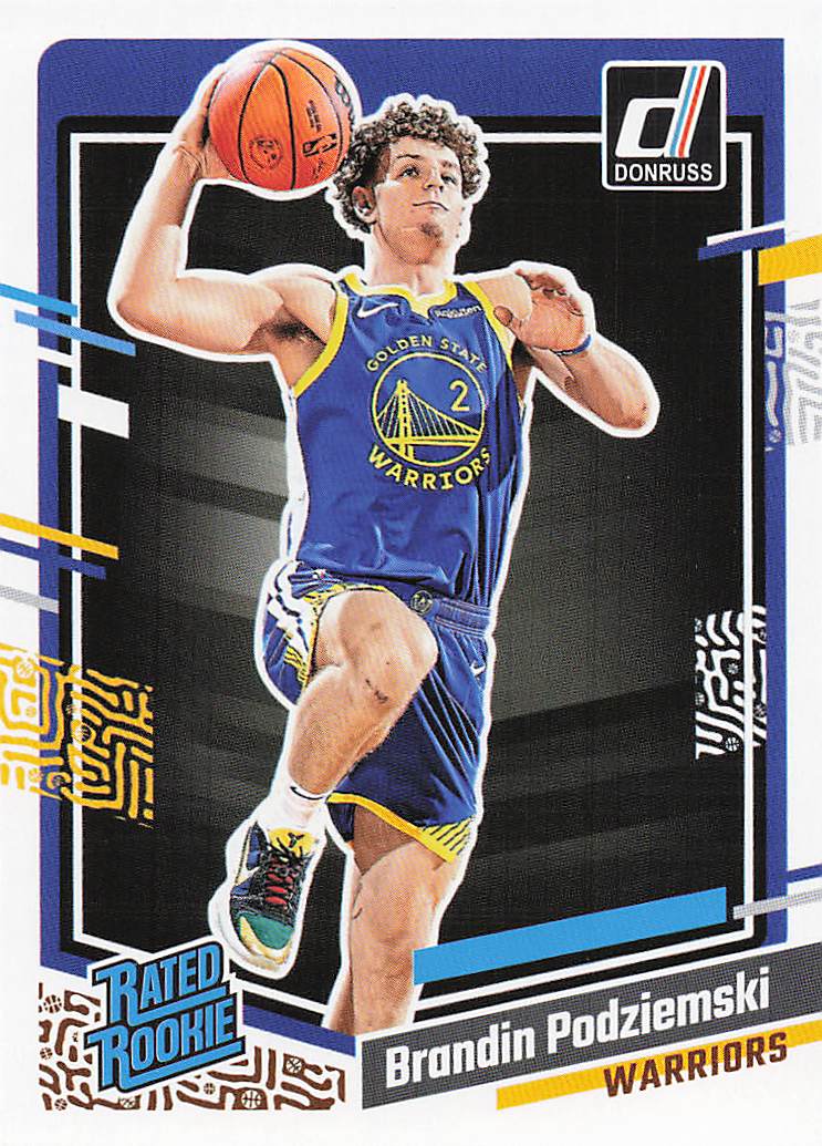 2023-24 Donruss Basketball Brandin Podziemski #249 Rookie